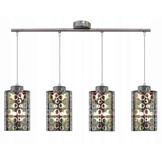 závěsné svítidlo chrom 4X40W E27 Nocturno Candellux