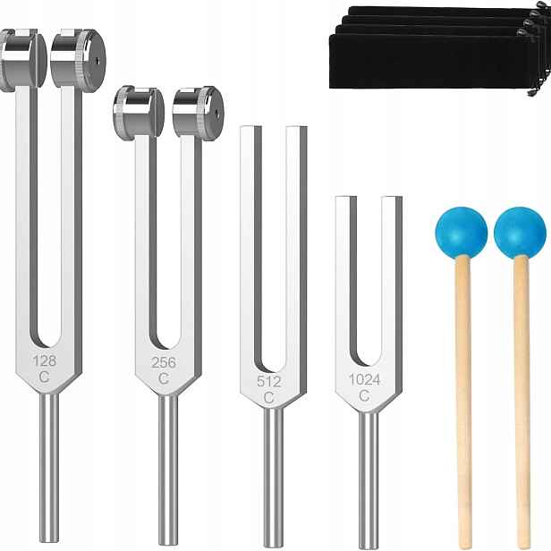 4 Balík Kamerton Set (128 Hz, 256 Hz, 512 Hz, 528 Hz)