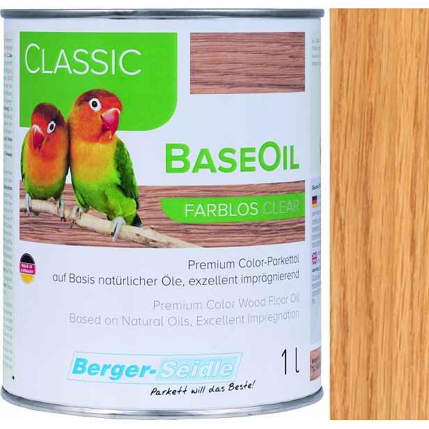 Berger-Seidle Classic BaseOil Natural 1L Eko základní olej na dřevo
