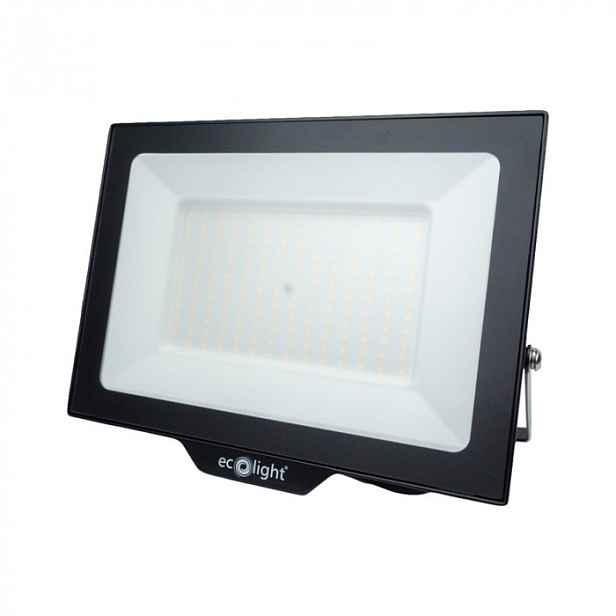 Halogenový Led Zářič Studený 150W 6500K 13500LM Černý Možný Senzor
