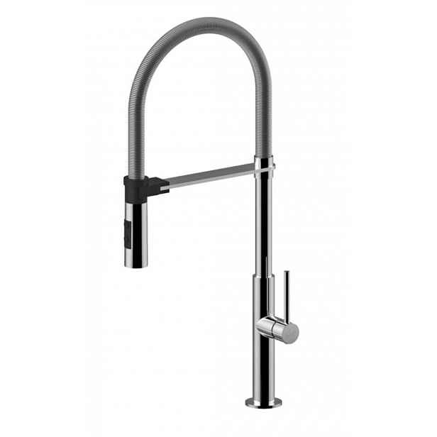 Paffoni Chef - Dřezová baterie s flexibilním ramenem, chrom CH179CR