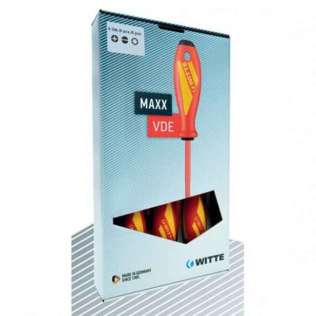 Witte sada šroubováků Maxx Vde 1000V, PL+PZ+zkoušečka, 6-dílná