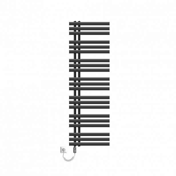 LuxeBath ELEKTRICKÝ KOUPELNOVÝ VÝHŘEV Iron EM 500 x 1600 mm, antracitový, s topným tělesem 1200 W