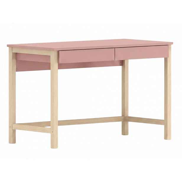 Psací stůl do dětského pokoje MODEL Zvolte barvu: Pastelově růžová, Zvolte rozměr: 120x60 cm