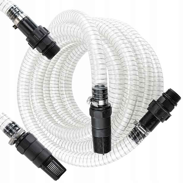 Sací Hadice Pro Hydroforové Čerpadlo Ventil A Sítko Pro Hydrofory Sada 7 m 1"