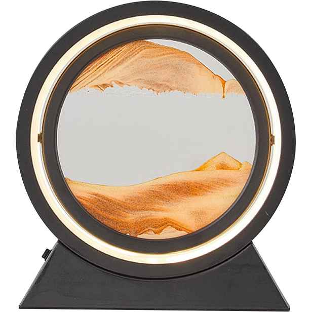 Pohyblivé 3D Pískové Obrazy Přesýpacích Hodin, Deep Sea Sandscape, Stolní Lampa