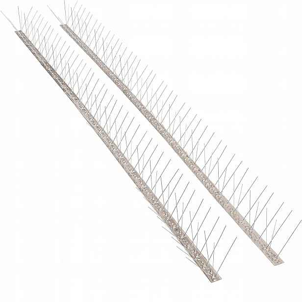 Kolce Bird Blinder 10 cm z oceli – sada 10 m pro odpuzování ptáků