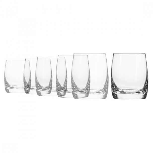 Sada 6 sklenic na whisky, ze skla, 250ml, "Blended" - Krosno