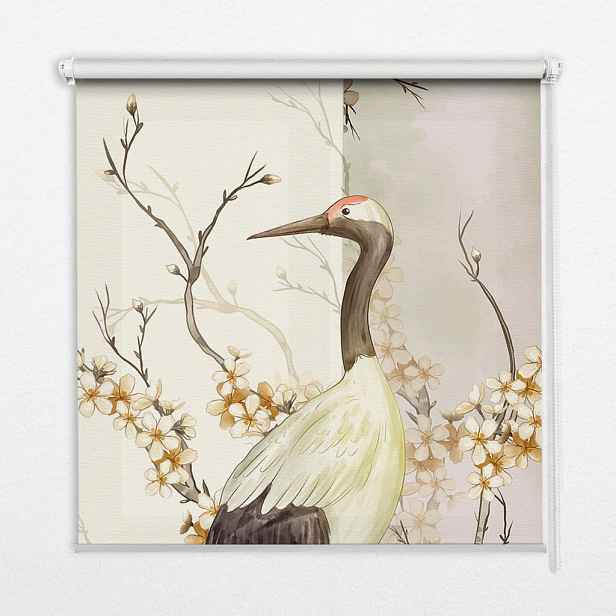 TULUP VNITŘNÍ roleta - okenní roleta - roleta - 150x140 cm - Jeřáb v buši