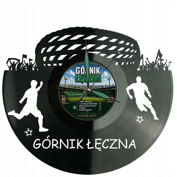 Horník Luční stadion Nástěnné hodiny Vinylová deska pro fanouška jako Dárek