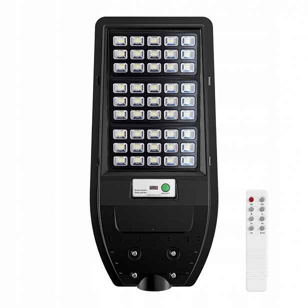 Solární Led pouliční lampa 100W 1200lm Eko-Light Via 6000K Snímač pohybu pil
