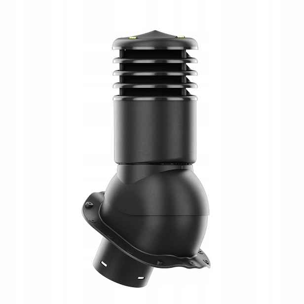 Větrací komín Smartline profil G fi 150 mm, zateplený, černý