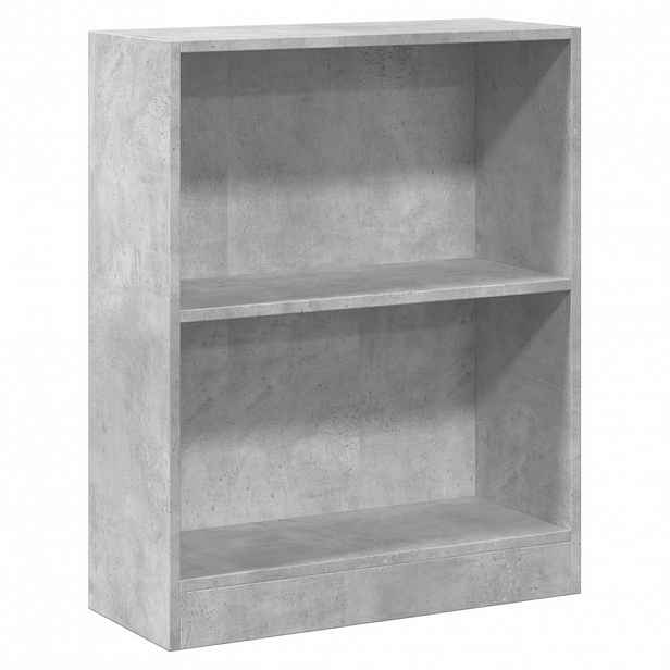 vidaXL Knihovna betonově šedá 60 x 24 x 76 cm kompozitní dřevo