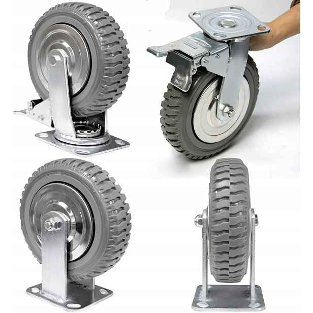 4 otočná kolečka, 20 cm, otočná o 360 stupňů, nosnost 1000 kg