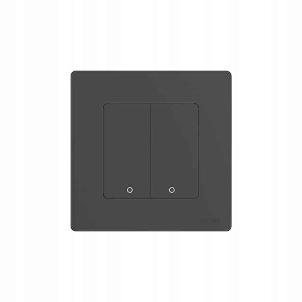 Přepínač Star Ring Zigbee 2-Gang Šedý Moes ZS-SR-EU2-GY-MS Tuya