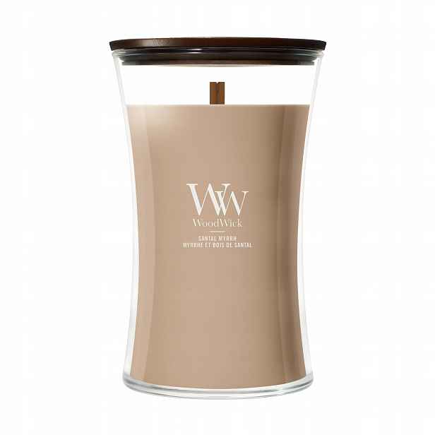 Vonná svíčka velká WoodWick Santal Myrrh