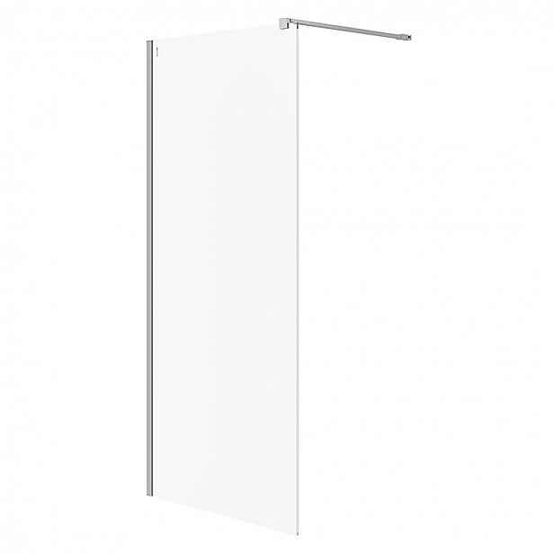 Cersanit Mille - Sprchová stěna Walk-In, 90x200 cm, chrom/čiré sklo S161-006
