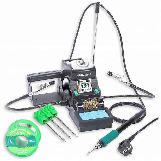 Pájecí stanice Yihua 982-III C210 LCD 90–450°C 4 hroty C210