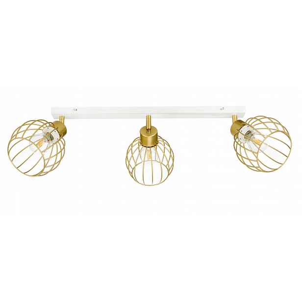 Lampa stropní svítidlo stropní lustr pohyblivý loft zlatý