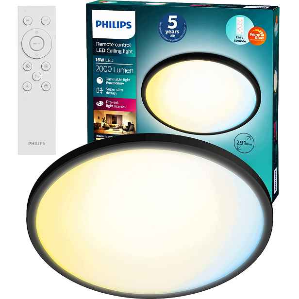Stropní Svítidlo Led Stropní Svítidlo Stmívatelná 16W Cct WarmGlow 29 Cm Valen Philips