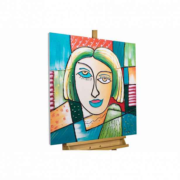KUNSTLOFT RUČNĚ MALOVANÝ AKRYLOVÝ OBRAZ, 80/80 CM