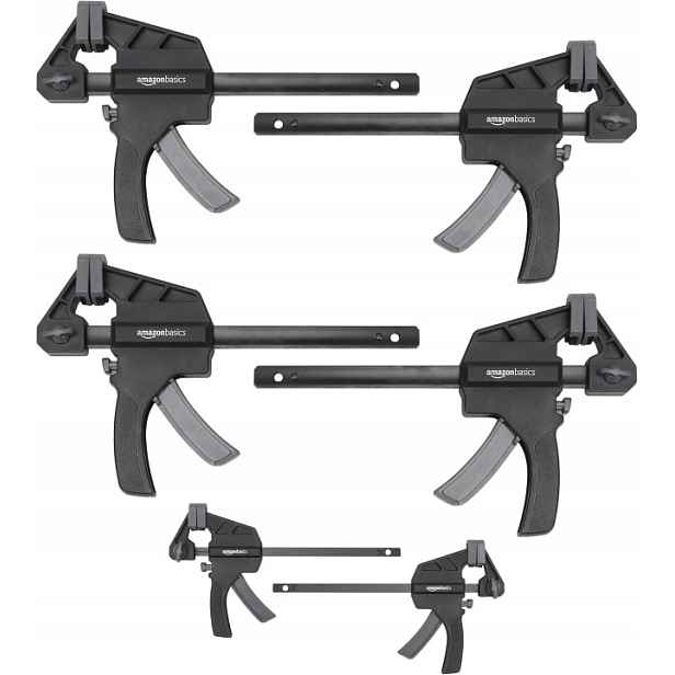 Amazon 6 kusů jednoručních svorek, 2 kusy 10,16 cm 4 kusy 15,24 cm