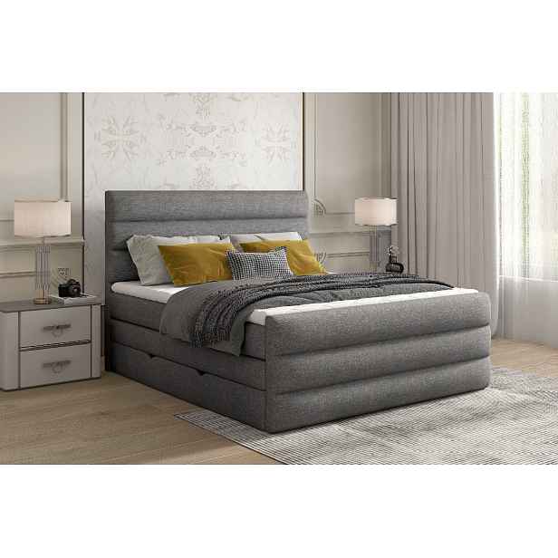Boxspring Cande Rozměr: 160 x 200 cm, látka: Sawana 05