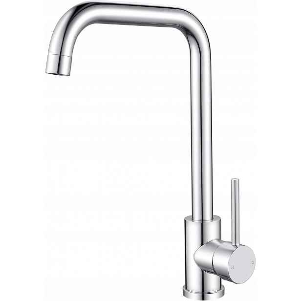Kuchyňská baterie G3/8 z nerezové oceli, otočná o 360°, výška 268 mm
