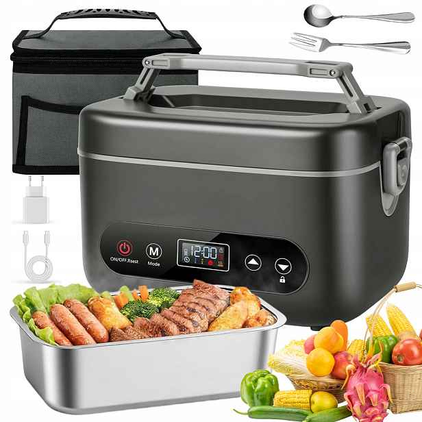 Přenosný Elektrický Ohřívač Lunch Box Jídelní Box 1200 Ml 100 W