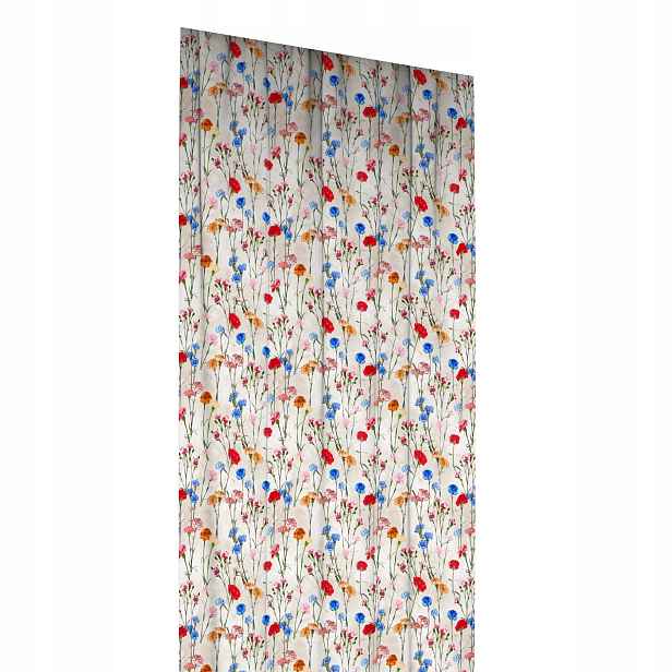 Závěs s květinami Na Pásce 420399-102 140 x 250 cm