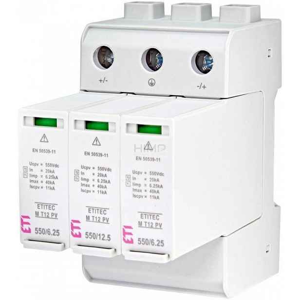 Omezovač přepětí T1+T2 B+c Eti 1100 V DC