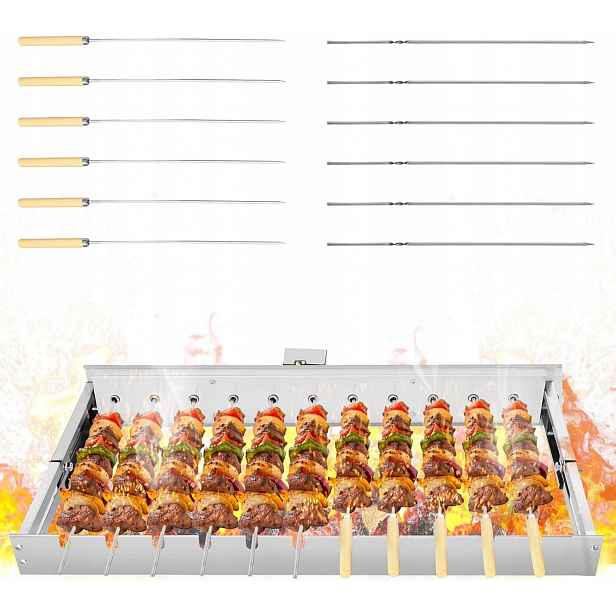 Špejle Na Špízy Stojan Na Grilování Masa Špízů Gril Bbq