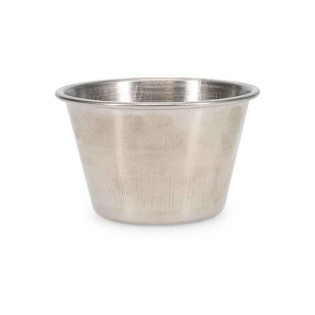 Kovová servírovací miska ve stříbrné barvě 110 ml Serve – BonBistro