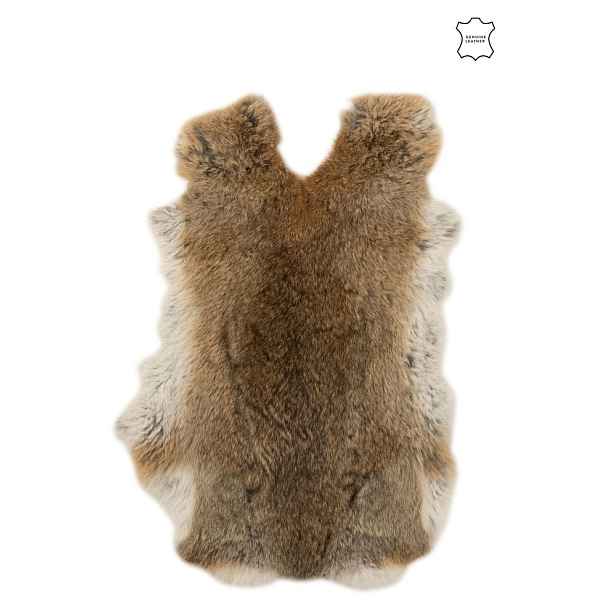Šedo-hnědá králičí kůže Rabbi -  35*45cm J-Line by Jolipa