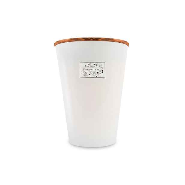 VEREMUNDO HOME Vonná svíčka Paris Jasmine Rose, 3,45 kg, bílá 16216