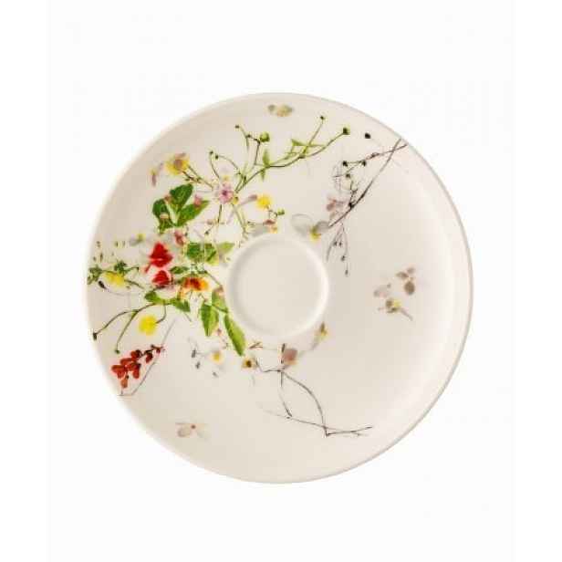 Cappuccino / čaj podšálek coup Rosenthal Brillance Fleurs Sauvages, 14 cm
