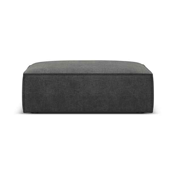 Šedá žinylková podnožka Vanda – Mazzini Sofas