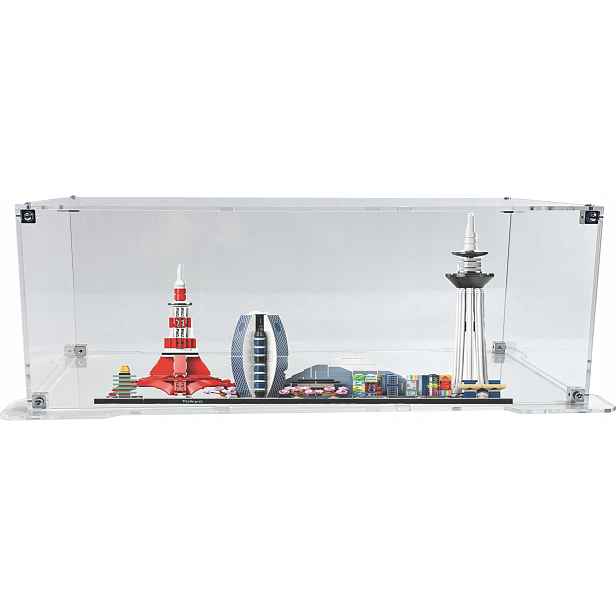 Vitrína s podstavcem Drewlandia pro stavebnici Lego 21051 Architecture Tokio
