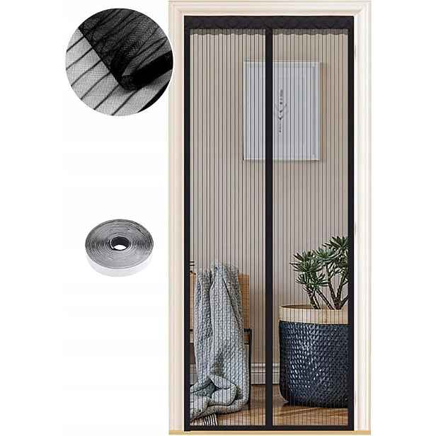 Moskytiéra 80x230 cm Síť Proti Komárům Hmyz Dveře Okna Altán