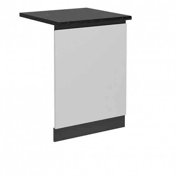 Vicco ČELNÍ PANEL MYČKY R-Line Bílá 60 cm , PD Antracit