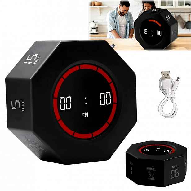 Inteligentní Časovač, Otočný, Gravitační Časovač, Digitální Časovač 800 Mah