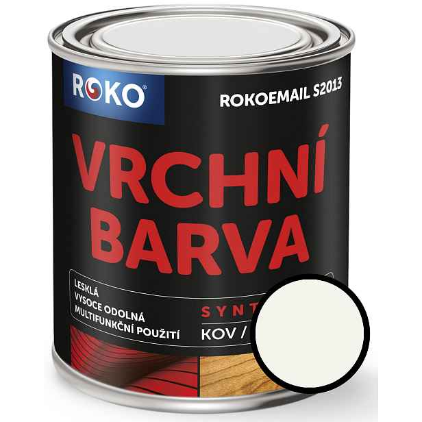 Email vrchní Rokoemail S2013 bílá, 0,6 l