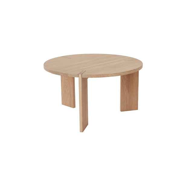 Kulatý konferenční stolek z dubového dřeva v přírodní barvě ø 65 cm Oy – OYOY Living Design