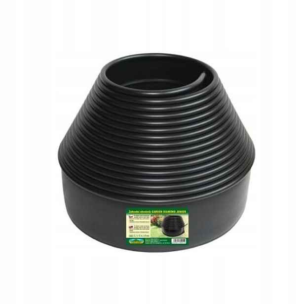 obrubník skrytý Garden Diamond Junior 12m*10cm černý
