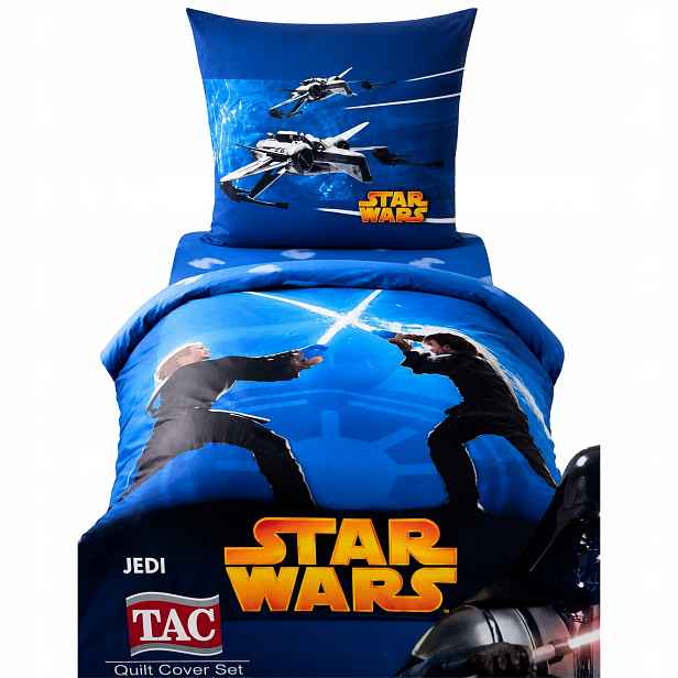 Sada povlečení Star Wars 160x200 cm prostěradlo 100% Bavlna