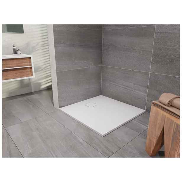 Vanička sprchová Lansanit LUX 1 000×1 000×25 mm litý mramor