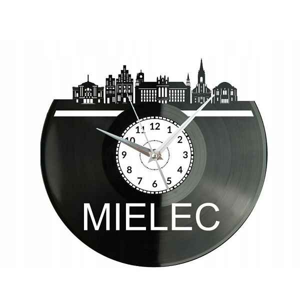 Město Mielec Polsko Nápad na Dárek Nástěnná Dekorace z vinylové desky