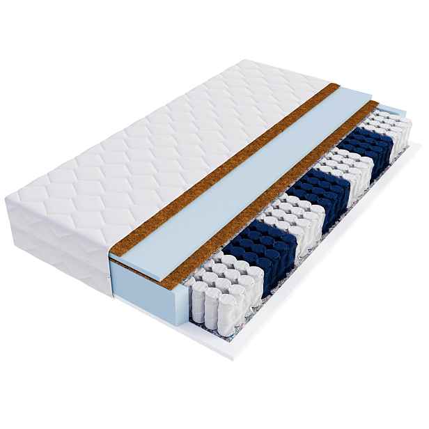Matrace 180x200 kapsa z tvrdého kokosu H4/H3 oboustranná Carbo Max