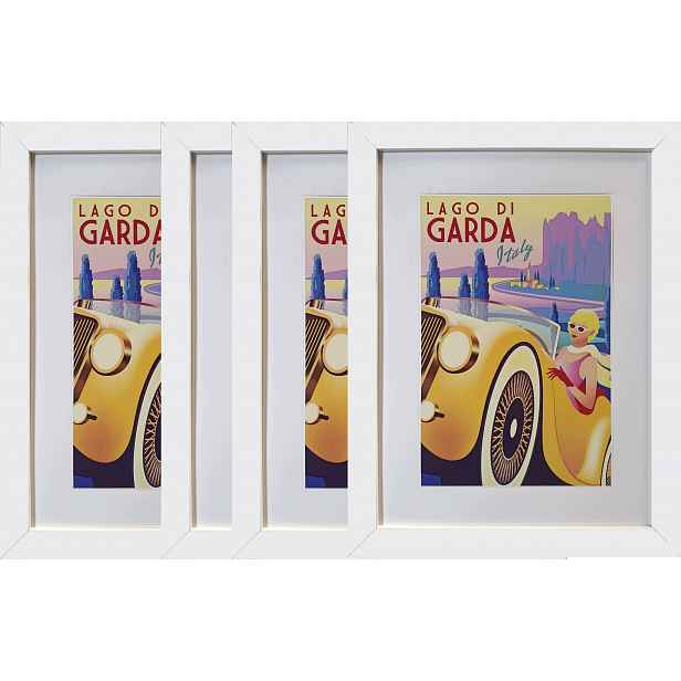 Rámečky+na+fotografie 30X40 dřevo 3 cm bílá vazba plakát puzzle zrcadlo obraz