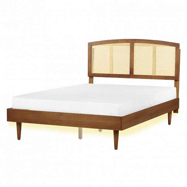 Beliani POSTEL 140/200 cm Hnědá Varzy